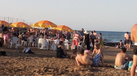 Bakıda polkovnik dənizdə batdı , FHN kömək edə bilmədi - VIDEO