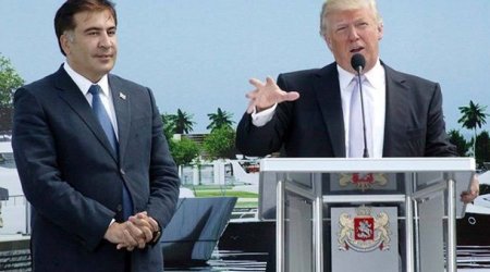 Saakaşvilidən Poroşenkaya şəkilli hədə