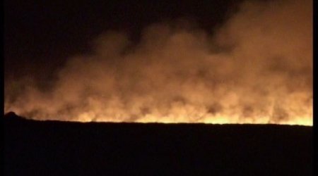 Армяне устроили пожар на оккупированных территориях Азербайджан