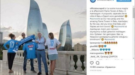 Məşhur italyan klubu Bakıda öz formasını təqdim etdi