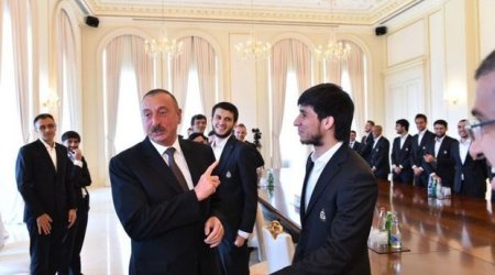 Ильхам Алиев пошутил над Афраном Исмаиловым