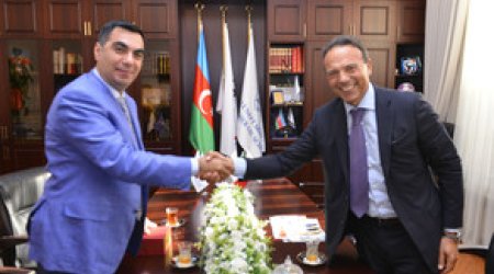 Maire Tecnimont Groupun vitse-prezidenti Bakı Ali Neft Məktəbində olub