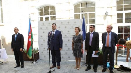 Bakıda Azərbaycan-Fransız Universitetinin yeni binasının açılışı olub