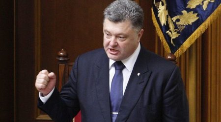 Poroşenko: ABŞ Ukraynaya 500 milyon dollar dəyərində hərbi yardım ayırıb