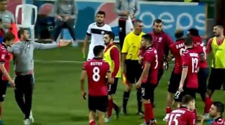 «Qəbələ»nin futbolçuları arasında dava
