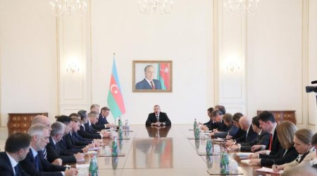 Prezident Avropa İttifaqı Şurasının komitə sədrini qəbul etdi