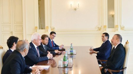 Prezident  İtaliyanın “Leonardo” şirkətinin baş icraçı direktorunu qəbul edib