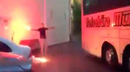 Сборную Азербайджана в Германии встретил один болельщик