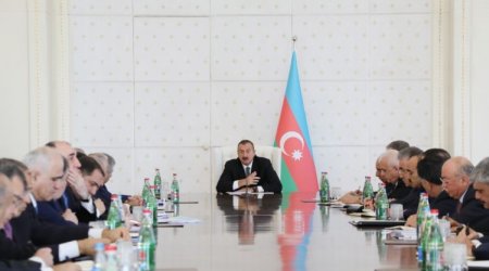 Nazirlər Kabinetinin iclası keçirilib