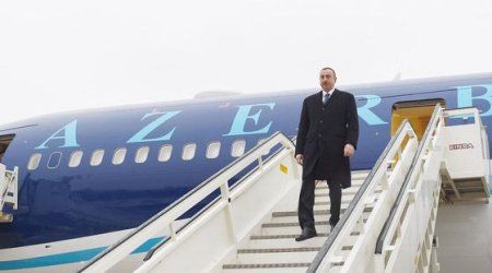 Prezident İlham Əliyev Soçiyə səfər edib