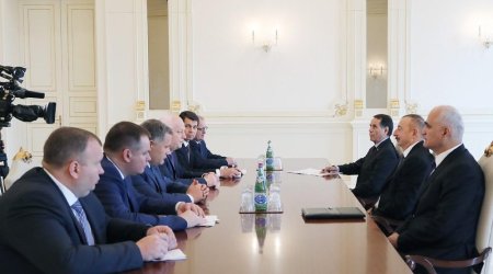 İlham Əliyev Stepan Kubivini qəbul edib