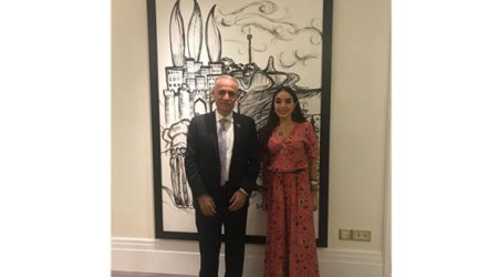 Leyla Əliyeva Qulam İshaqzai ilə görüşüb