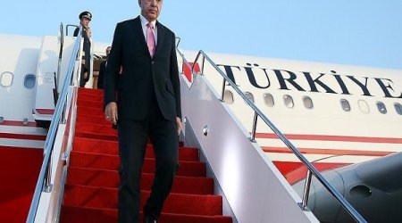 Ərdoğan Azərbaycana gəldi