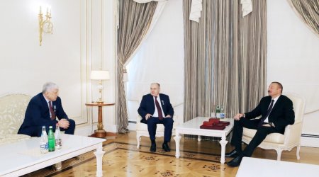 Prezident Rusiya nümayəndə heyətini qəbul edib