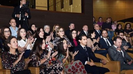 Leyla və Arzu Əliyevalar Luka Safronovun konsertində - FOTO