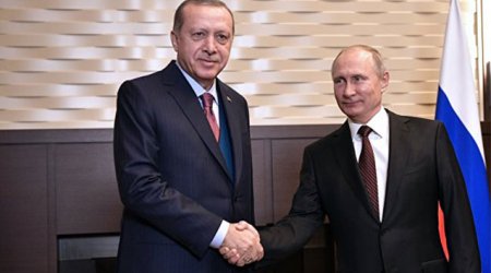 Ərdoğanla Putinin görüşündə tərcümə problemi - VIDEO