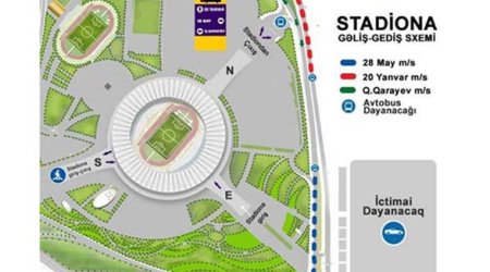 Bakı Olimpiya Stadionu azarkeşlərə müraciət etdi