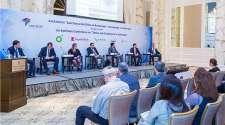Kapital Bank-ın təşkilatçılığı ilə “Azərbaycanda Etika və komplayns” konfransı keçirilib