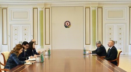 Prezident Dünya Bankının nümayəndə heyətini qəbul edib