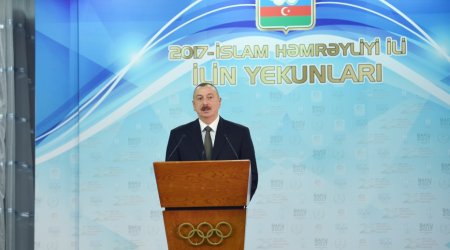 “İdmançılarımız 851 medal qazanıb” – İlham Əliyev