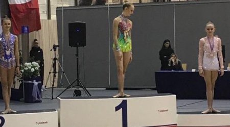 Gimnastımız bürünc medal qazandı