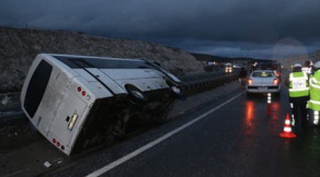 В Турции потерпел аварию автобус фанатов 