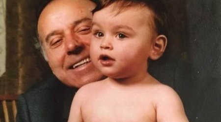 Heydər Əliyevin nəvəsi ilə 34 il əvvəlki - FOTO