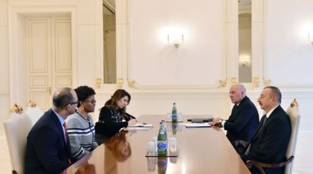 Azerbaijani president receives WB regional director for South Caucasus
