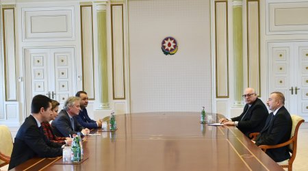 Rafael Eskinazi İlham Əliyevin qəbulunda