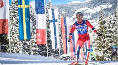 Sevil Əliyevanın oğlu xizək yarışında - FOTO