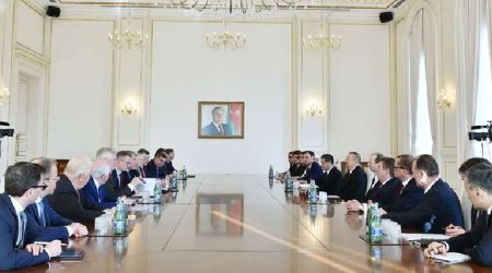 Ilham Aliyev received the delegation of business circles of Germany