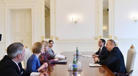 Prezident Britaniyanın ticarət elçisini qəbul edib