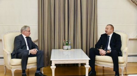 İlham Əliyev AŞPA-nın eks-prezidentini qəbul edib