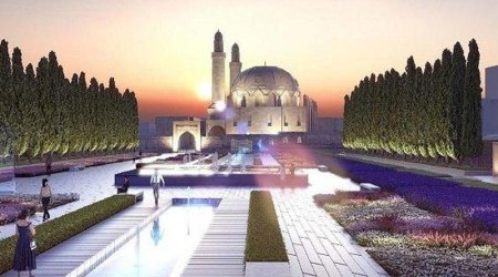 Bakıda nəhəng park-körpü inşa edilir - FOTO