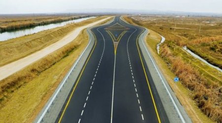 Azərbaycanda yeni yol istifadəyə verilib 