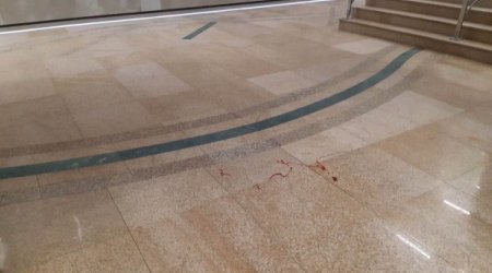 Bakı metrosunda qanlı hadisə - FOTO