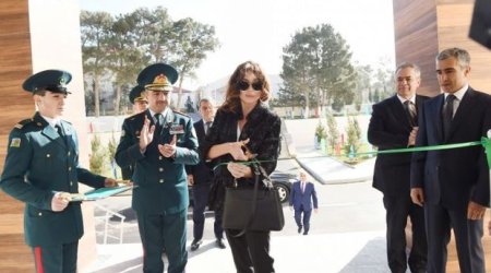 Mehriban Əliyeva DSX-ya aid korpusun açılışında