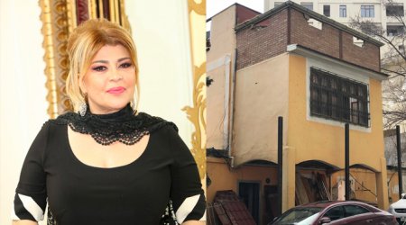 Mətanət İsgəndərlinin 3 mərtəbəli villasını sökdülər - FOTO