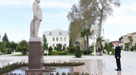 İlham Əliyev Bərdəyə gedib - YENİLƏNİR