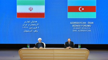 Bakıda Azərbaycan-İran biznes forumu keçirilir - FOTOLAR