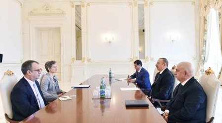 İlham Əliyev ATƏT nümayəndə heyəti ilə görüşdü