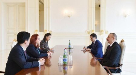 İlham Əliyev Ekvador XİN başçısı ilə görüşdü