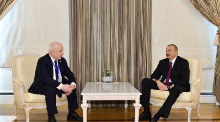 Prezident Sergey Lebedevi qəbul edib