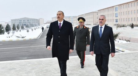 Prezident andiçmədən sonra ilk ora getdi