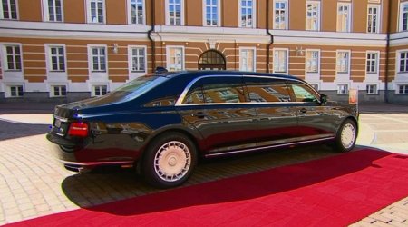 Putin dünyanın ən etibarlı maşınında gəzir - FOTOLAR