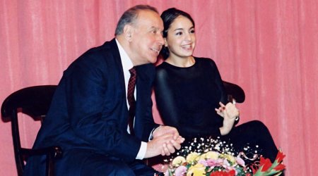 Leyla Əliyeva babasını belə andı - VIDEO
