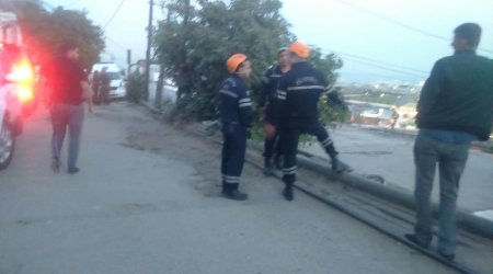 Bayılda 3 ev dağıldı, sakinlər gecə ilə köçürüldü