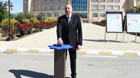 İlham Əliyev Naxçıvanda açılışlar etdi