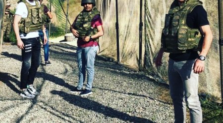 Футболисты «Карабаха» в прифронтовой зоне - ФОТО