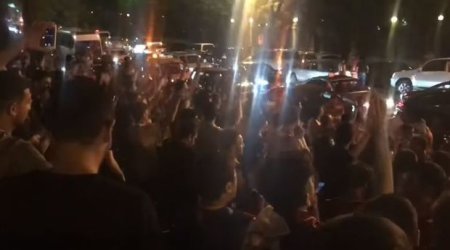 Bakıda “Qalatasaray” izdihamı - VİDEO